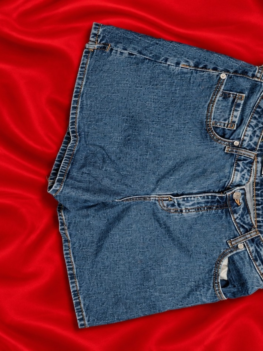 Women’s Blue Denim Jean Shorts - Casual Summer Staple